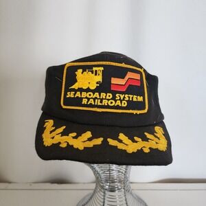 Vintage Truck Hat Seaboard System Railroad Collectible Hat